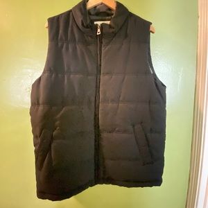 Mens Black Puffer Vest